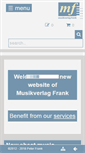 Mobile Screenshot of musikverlag-frank.ch